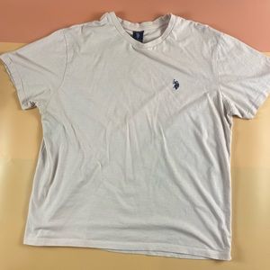 Ralph Lauren | Men’s Light Pink Cotton T-Shirt Embroidered | Size L